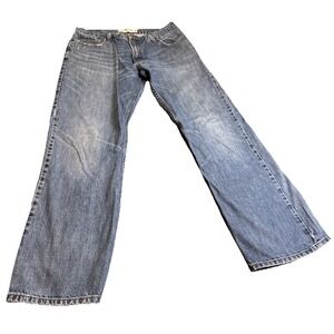 Vintage Levi's 527 Jeans 38x34 Low Boot Cut Denim Made In Hong Kong 100% Cotton